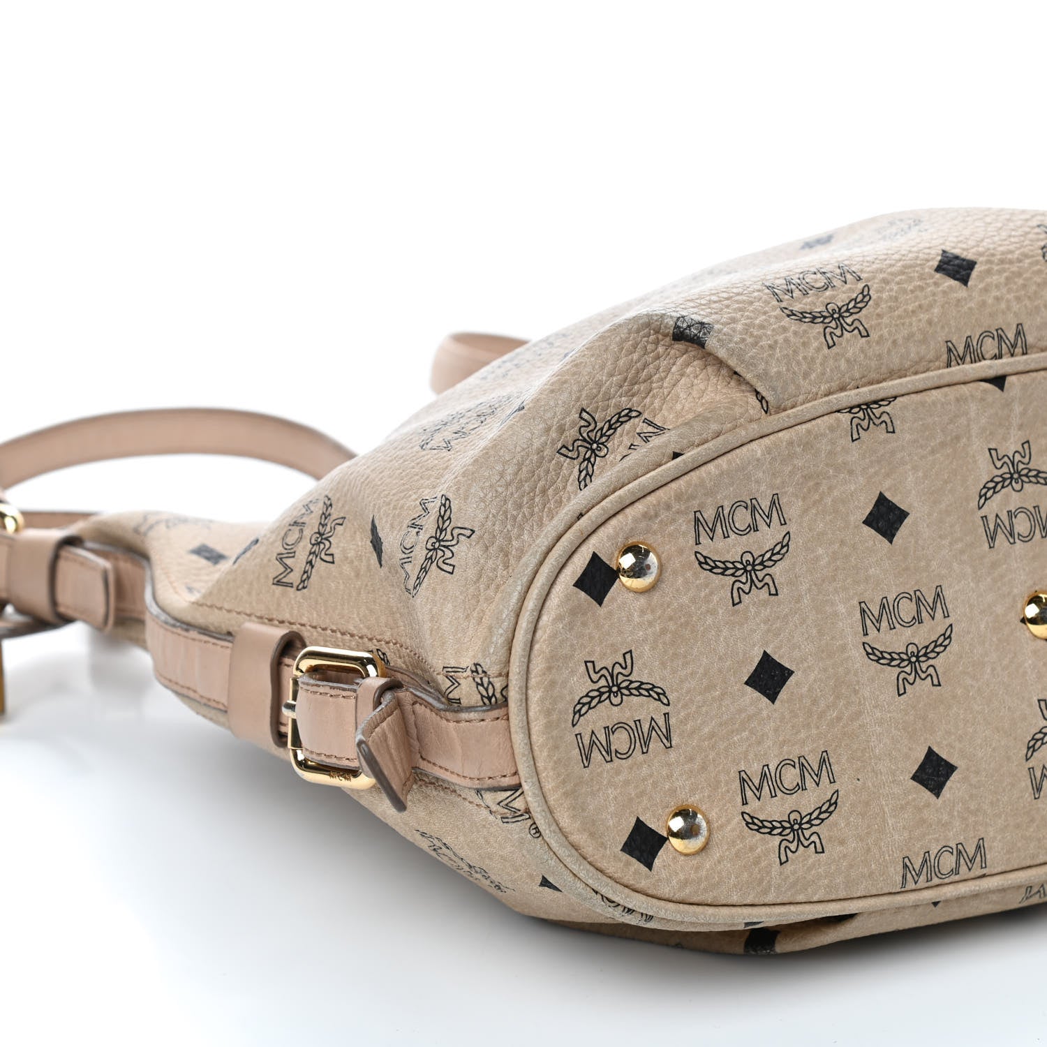 MCM Visetos Hobo Beige 15 of 16