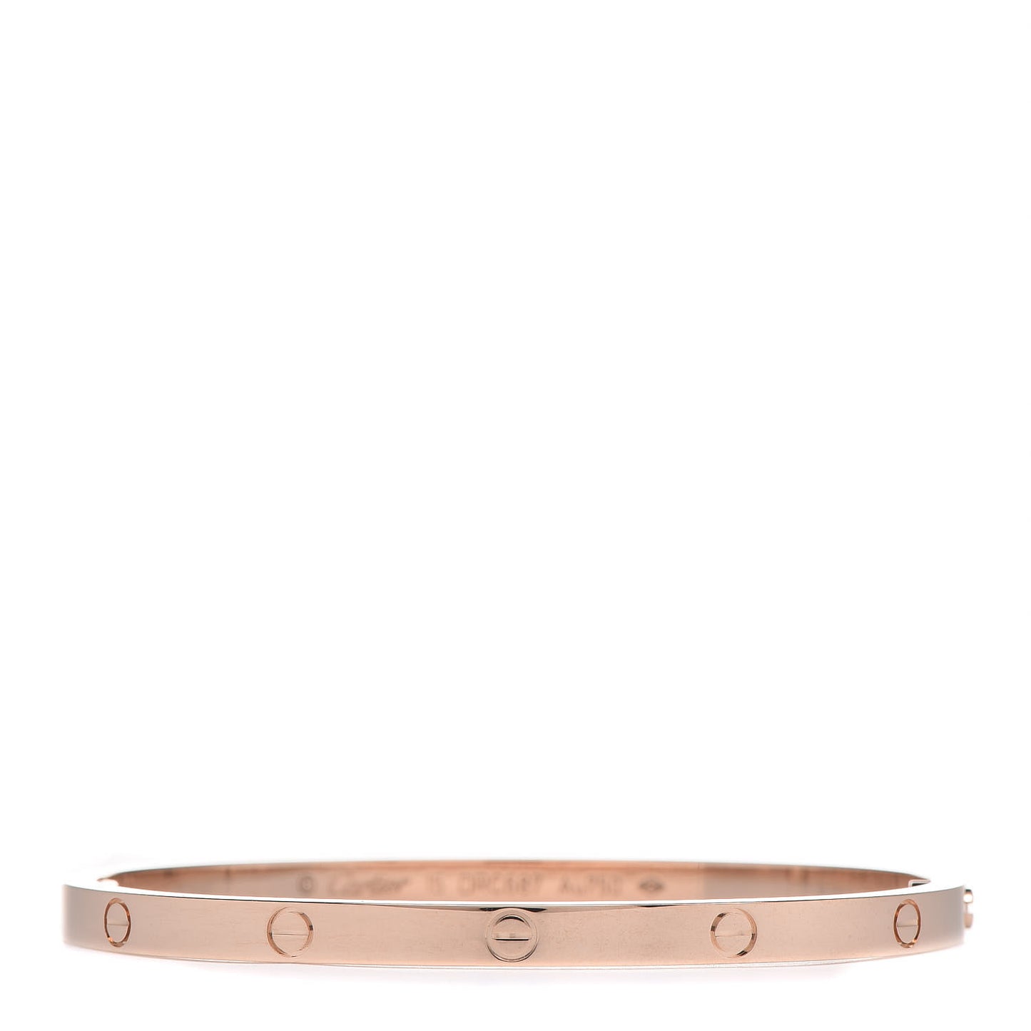 18K Pink Gold Small LOVE Bracelet 15