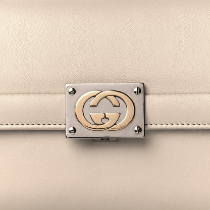 Gucci Lambskin Linea Matisse Shoulder Bag Mystic White 9 of 11