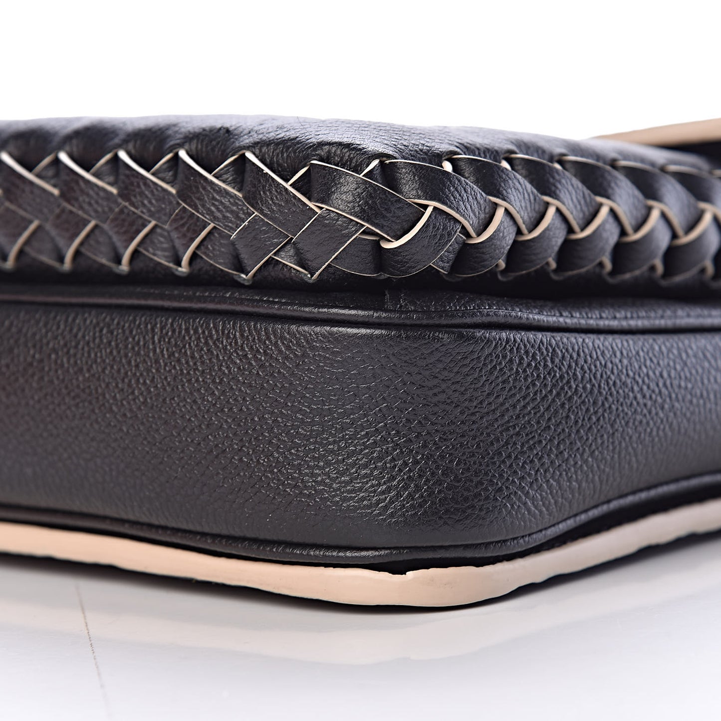 Empreinte Braided Pochette Metis Black