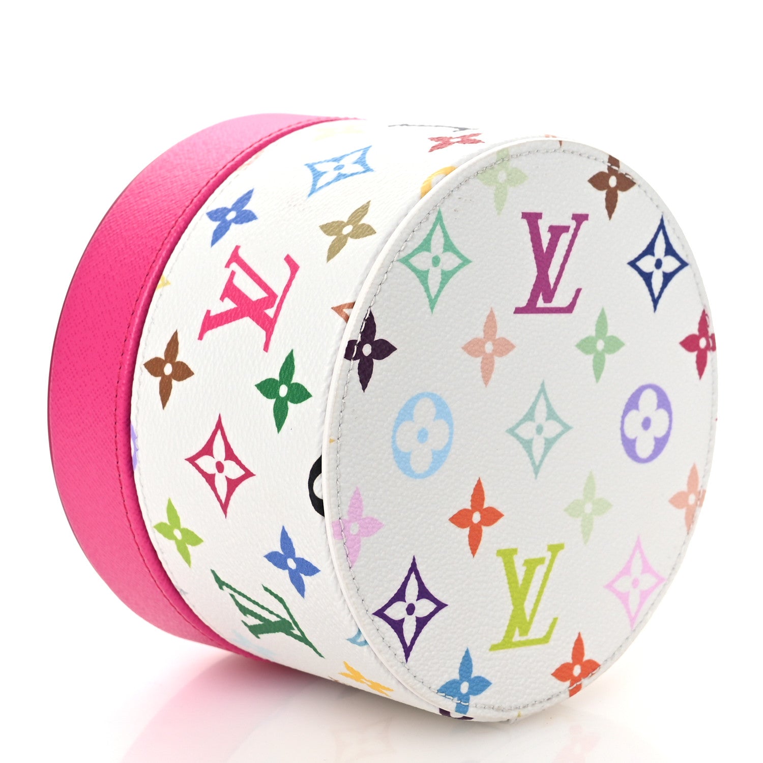 Louis Vuitton LV X TM Monogram Multicolor Martha Round Box PM White 4 of 9