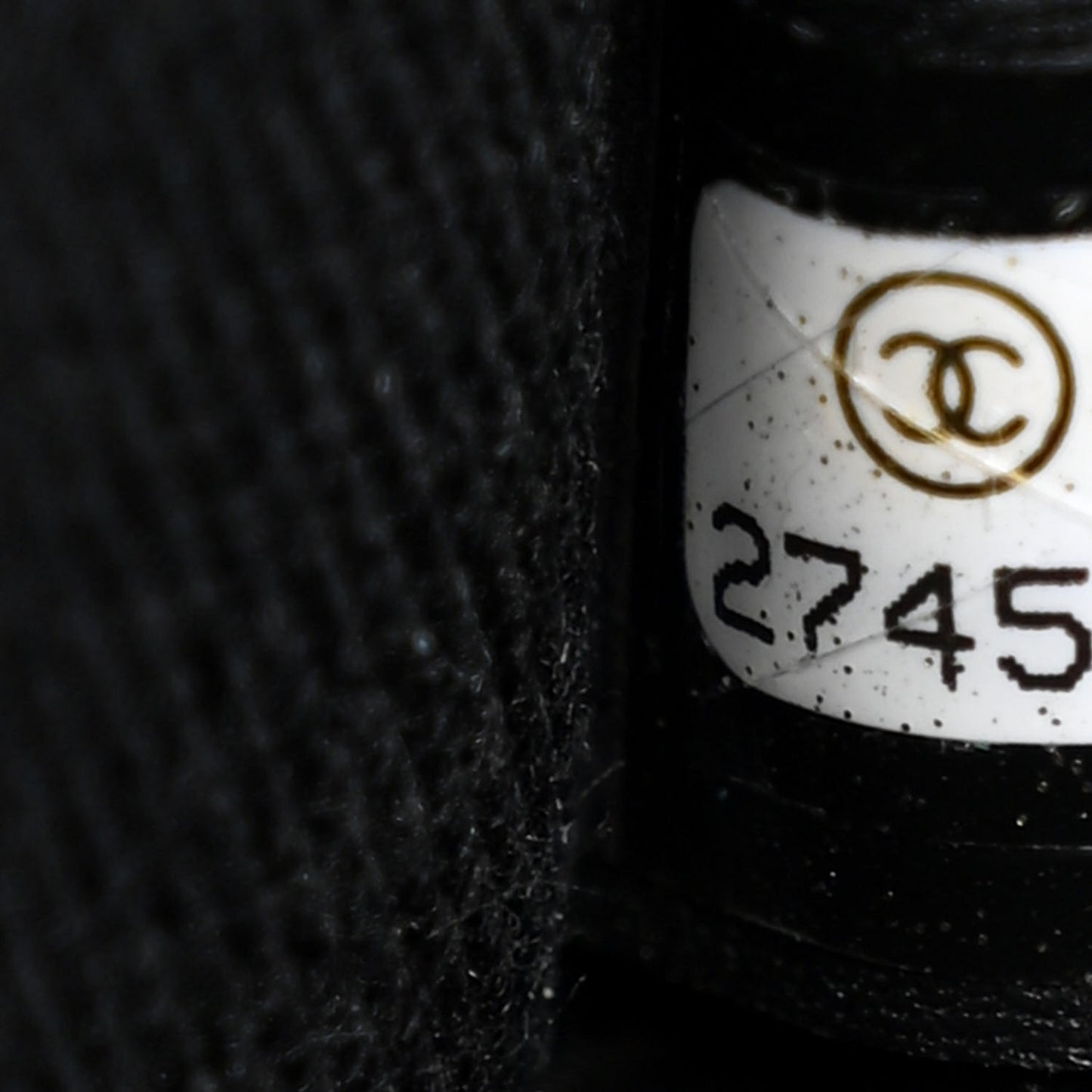 Caviar Stitched Waist Bag Black