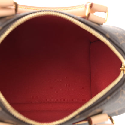 Louis Vuitton Monogram Speedy Bandouliere 20 Black 5 of 9