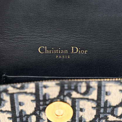 Christian Dior Oblique Saddle Belt Bag Blue 6 of 13