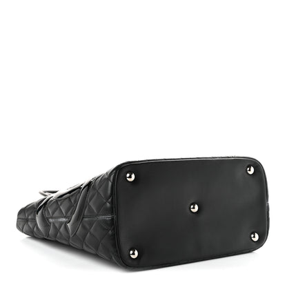 Chanel Calfskin Quilted Large Cambon Tote Black 4 of 11