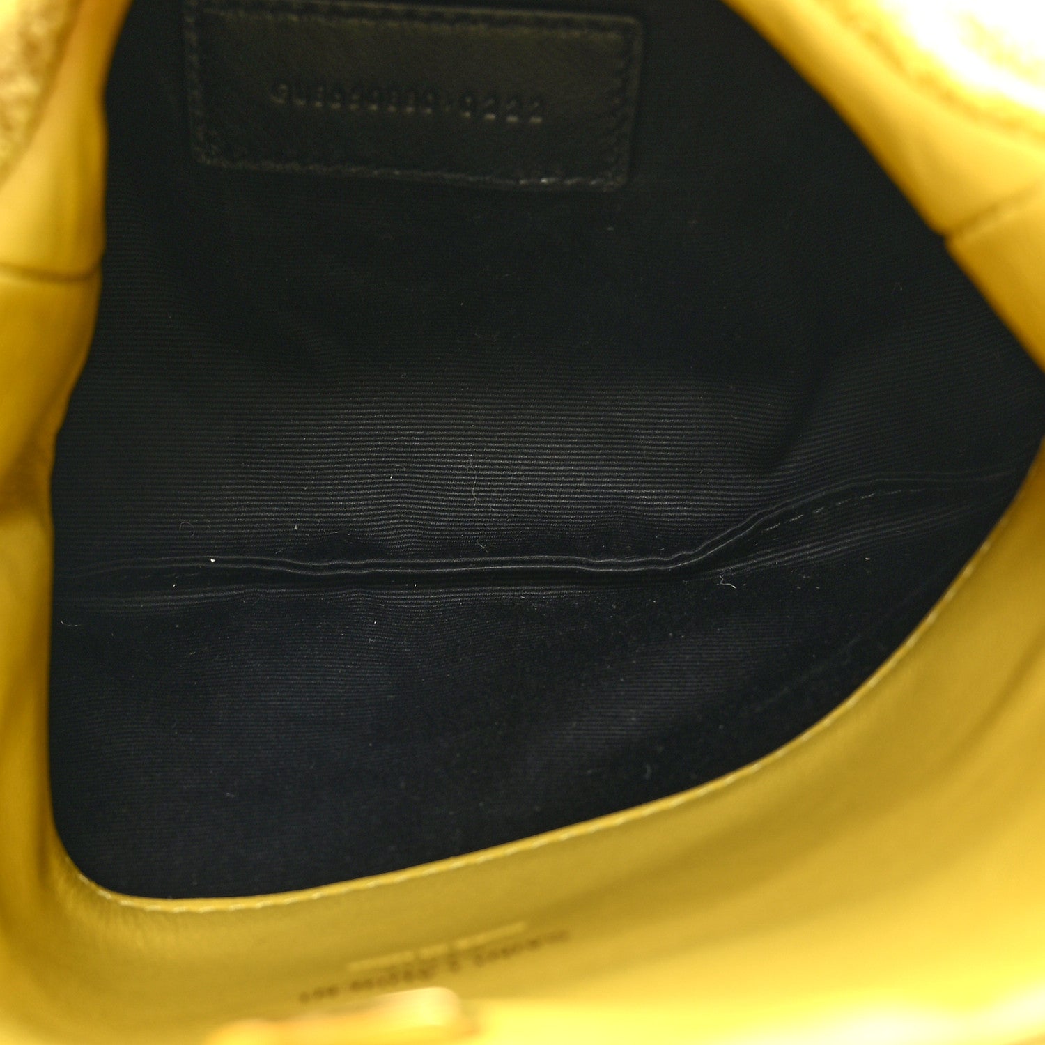 Saint Laurent Canvas Quilted Loulou Puffer Monogram Pouch Clutch Jaune Citron 6 of 10