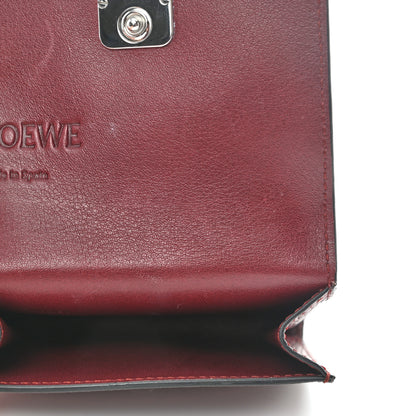 Loewe Pebble Grain Calfskin Anagram Small Vertical Wallet Berry 5 of 10