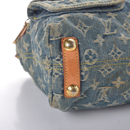 Louis Vuitton Monogram Denim Baggy PM Blue 17 of 22