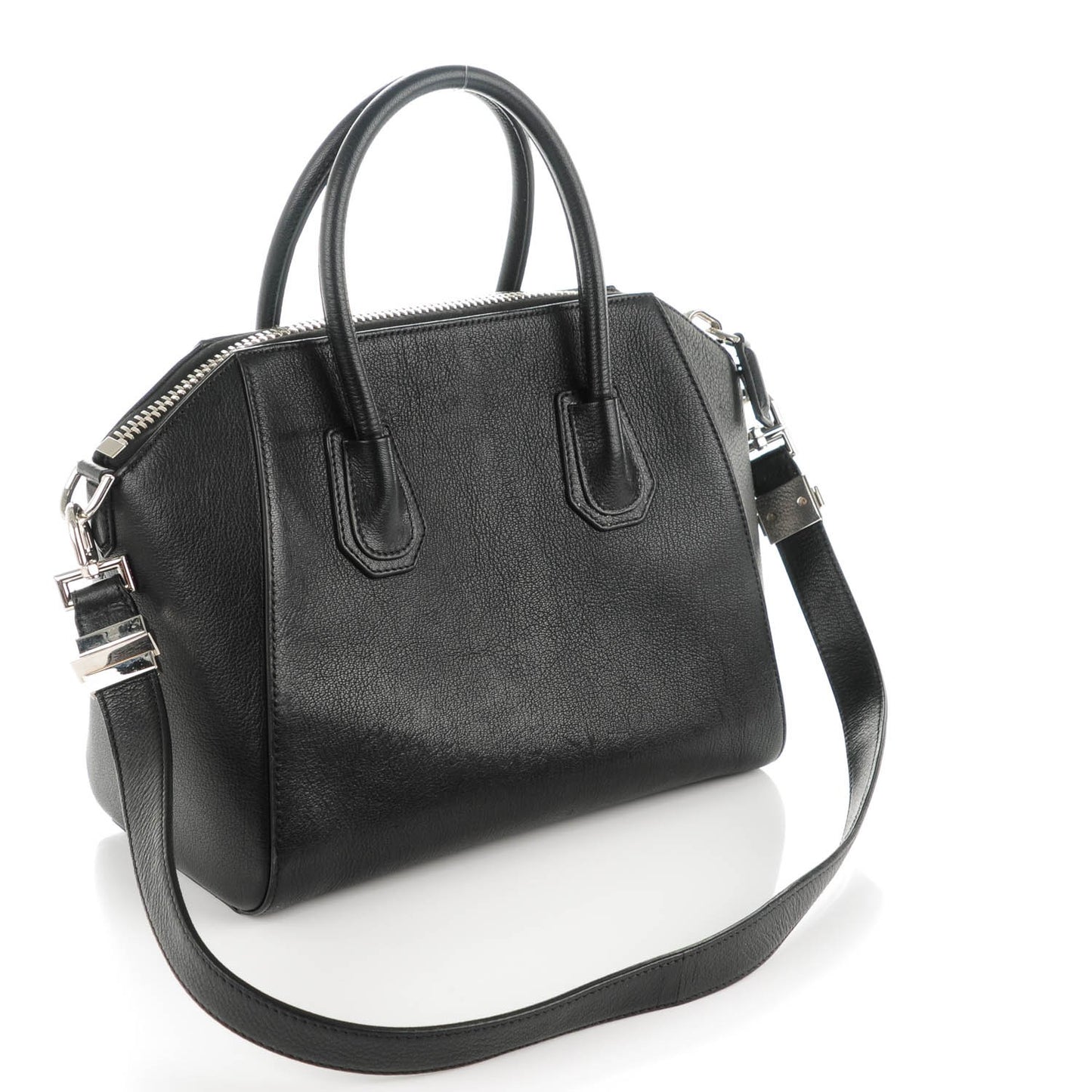 Sugar Goatskin Small Antigona Black