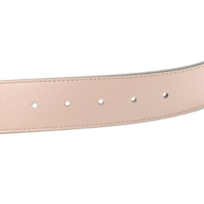 Gucci Calfskin Double G 40mm Belt 80 32 Porcelain Rose 3 of 5