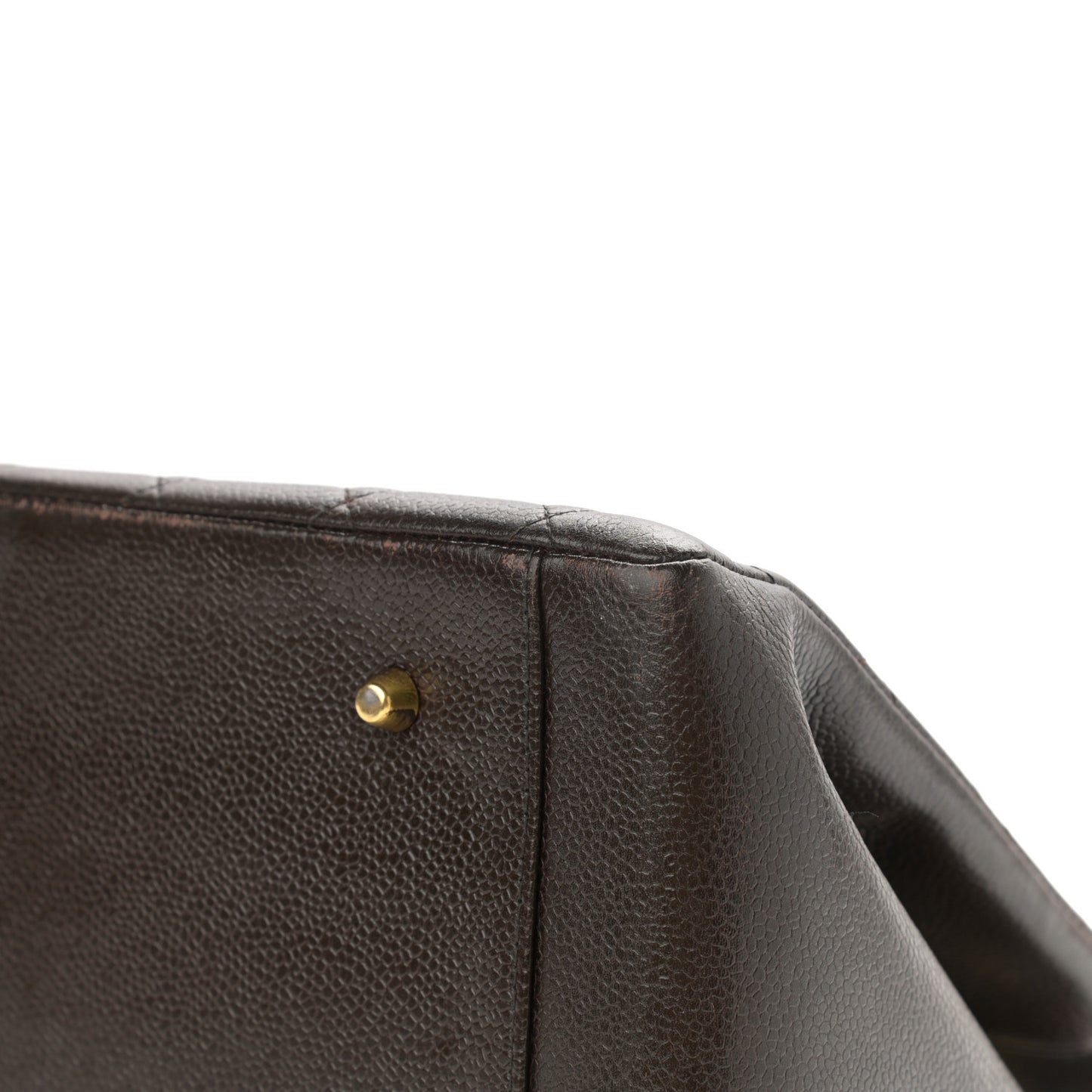 Caviar Quilted Timeless CC Tote Brown