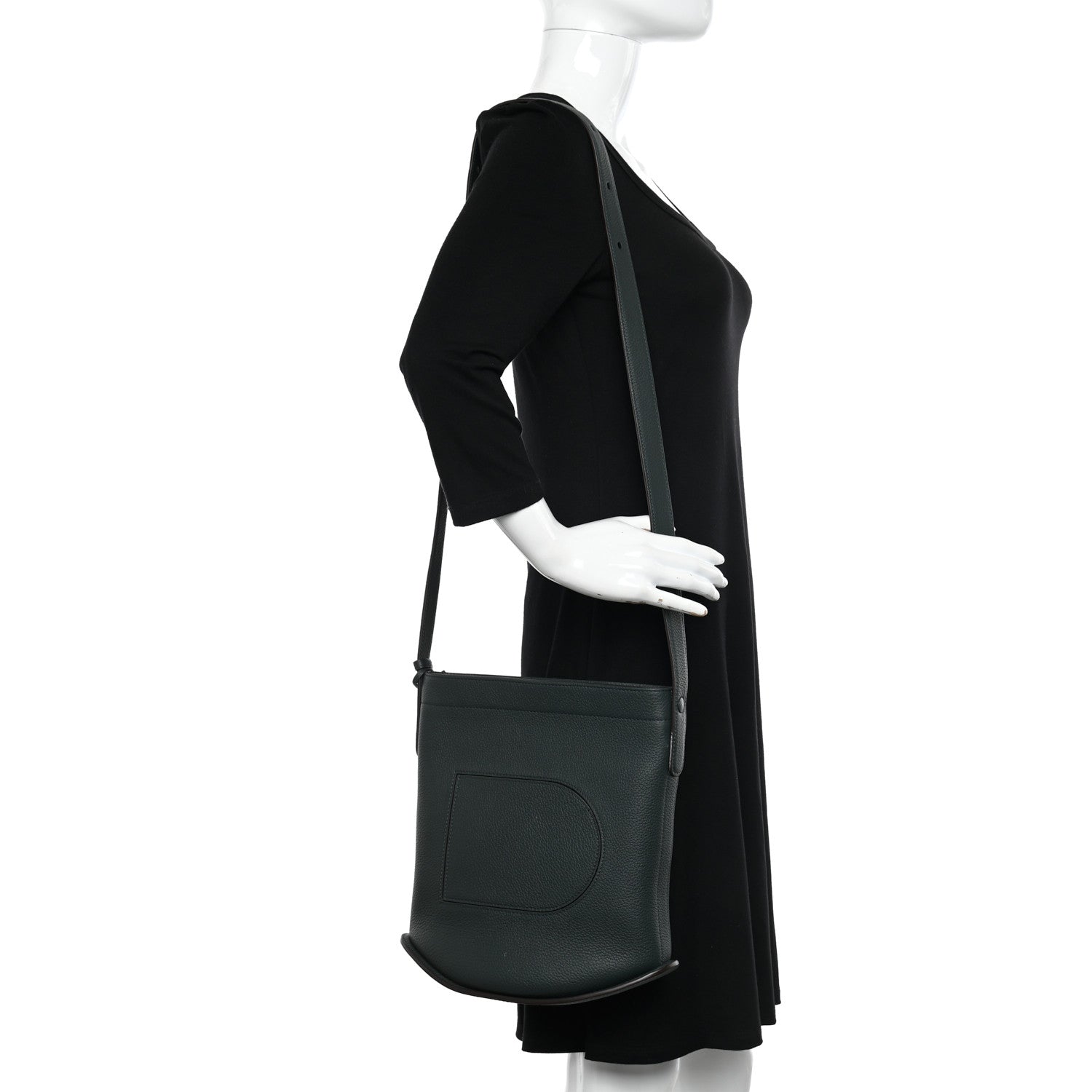 Delvaux Taurillon Pin Daily Surpique Bucket 3 of 14