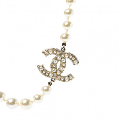 Chanel Graduated Pearl CC Short Necklace Gold 4 of 6
