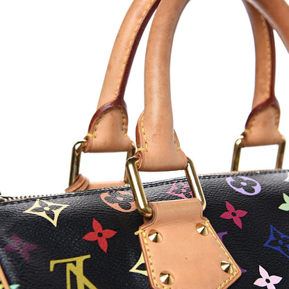 Louis Vuitton Monogram Multicolor Speedy 30 Black 9 of 13