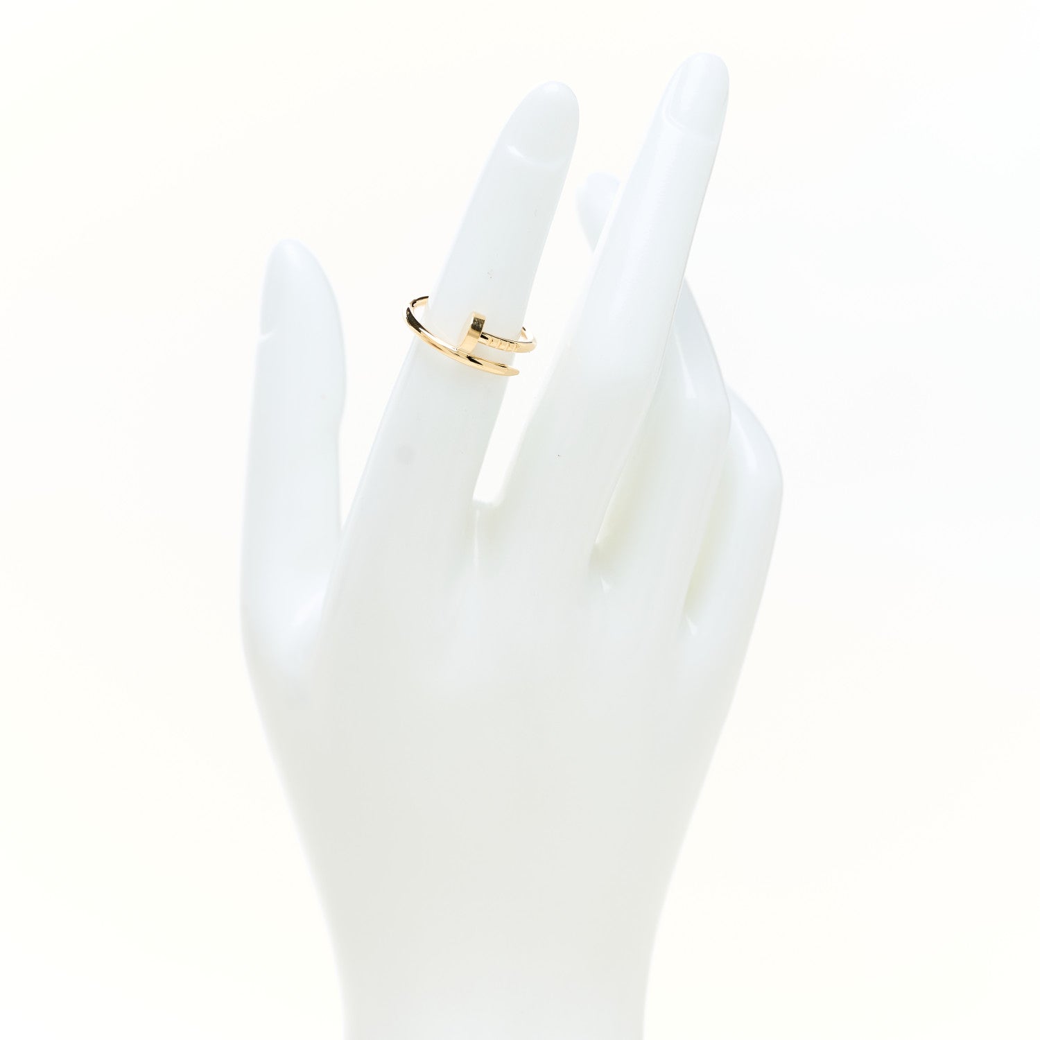Cartier 18K Yellow Gold Small Juste Un Clou Ring 49 5 2 of 6