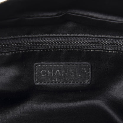 Chanel Lambskin Quilted Medium Chain Around Tote Black 8 of 10