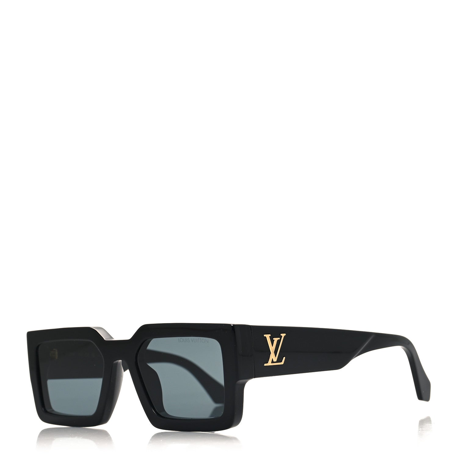 Louis Vuitton LV Clash Square Sunglasses Z1579E Black 1 of 7