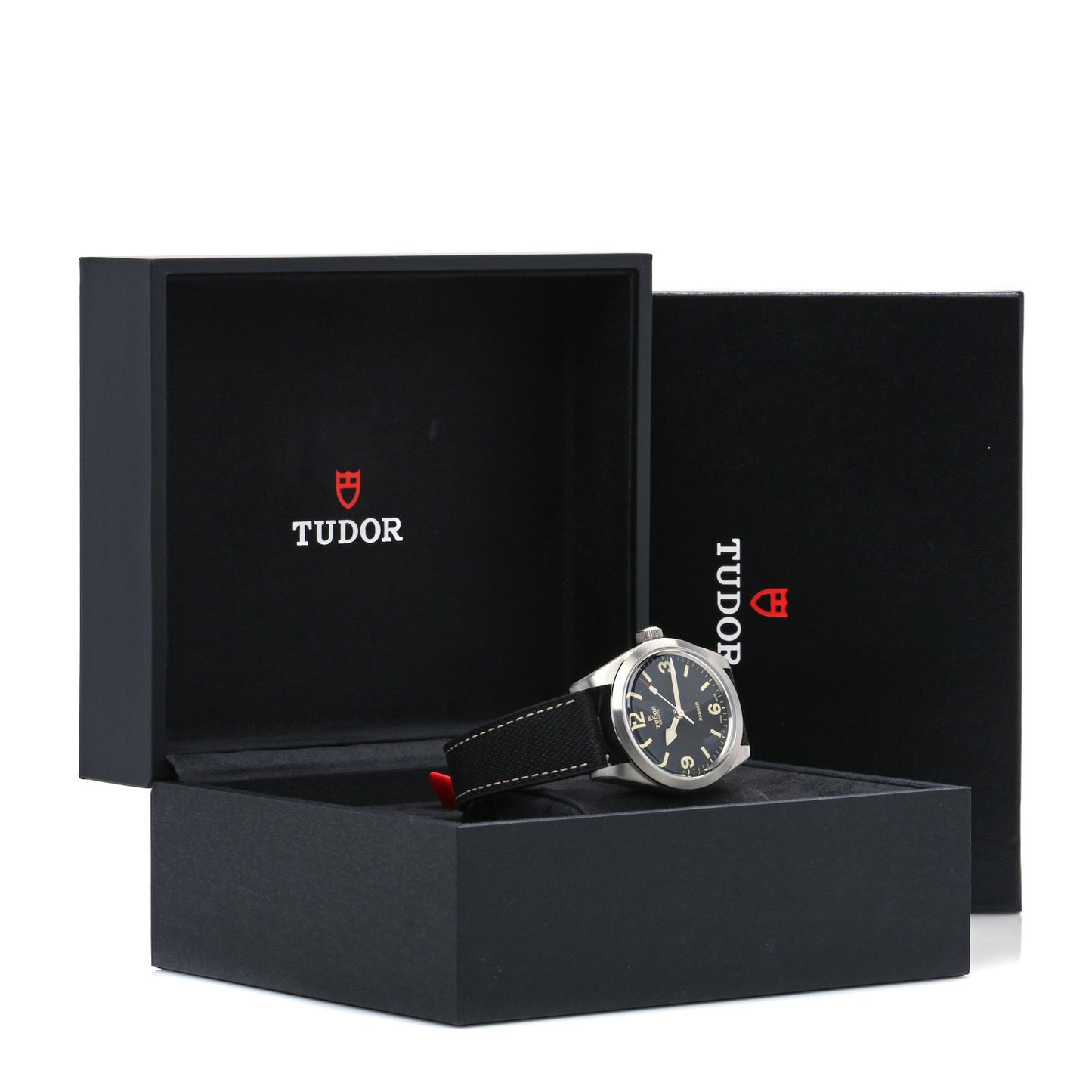 Stainless Steel Fabric 39mm Oyster Prince Automatic Watch Black 79950