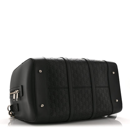 Gucci Guccissima Signature Medium Duffle Black 3 of 10