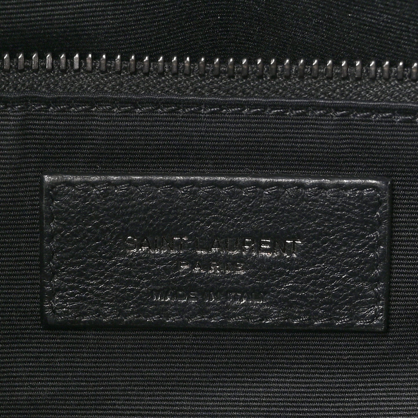 Lambskin Quilted Monogram Monochrome Medium Loulou Puffer Chain Satchel Black