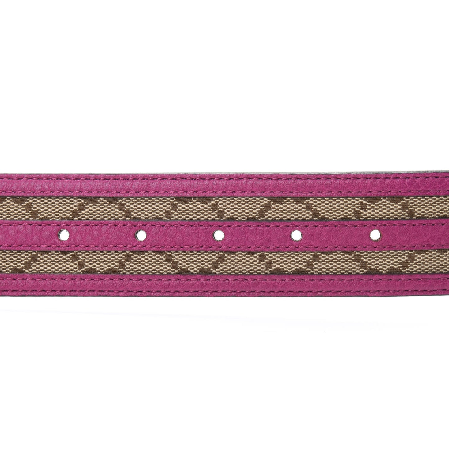 Monogram Interlocking G Belt 85 34 Fuchsia