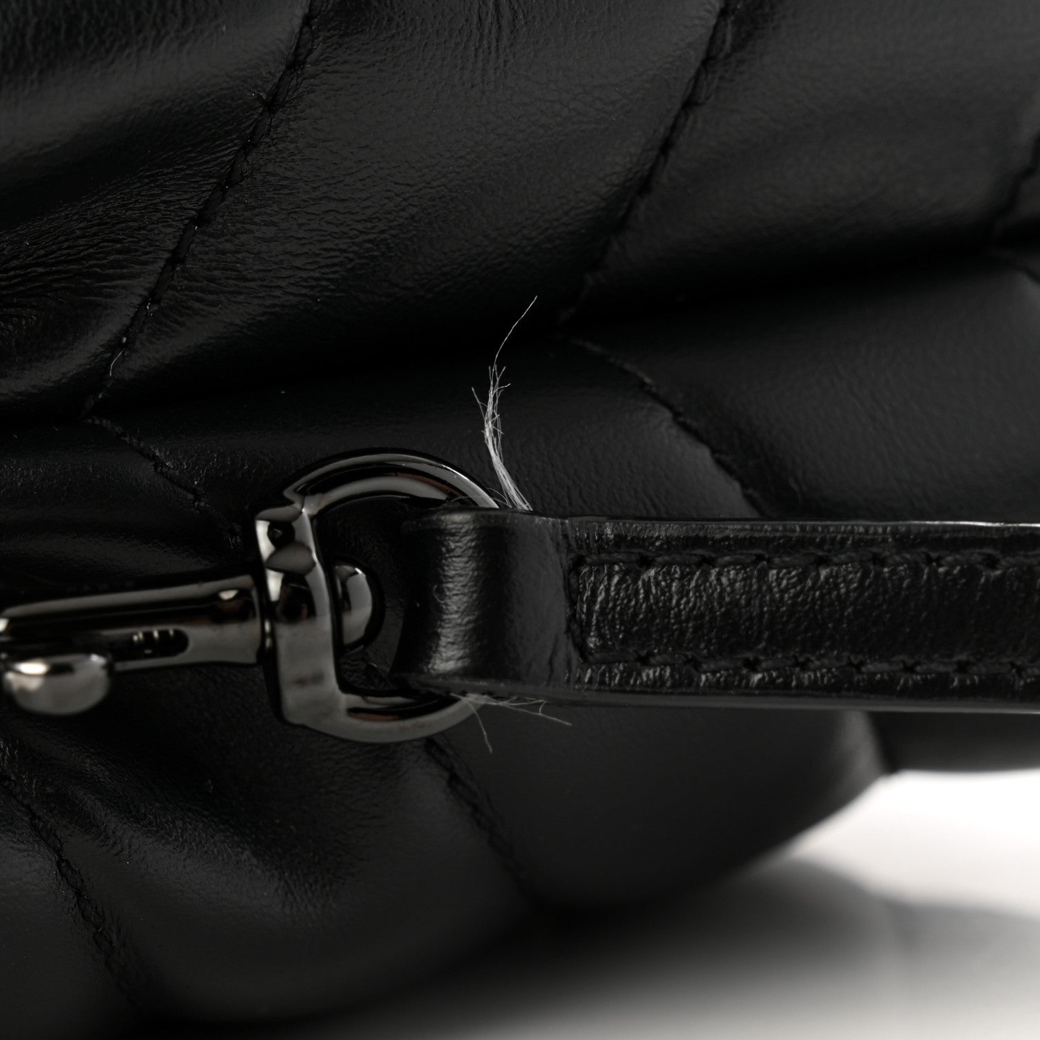 Saint Laurent Calfskin Y Quilted Monogram Monochrome Toy Loulou Crossbody Bag Black 15 of 15