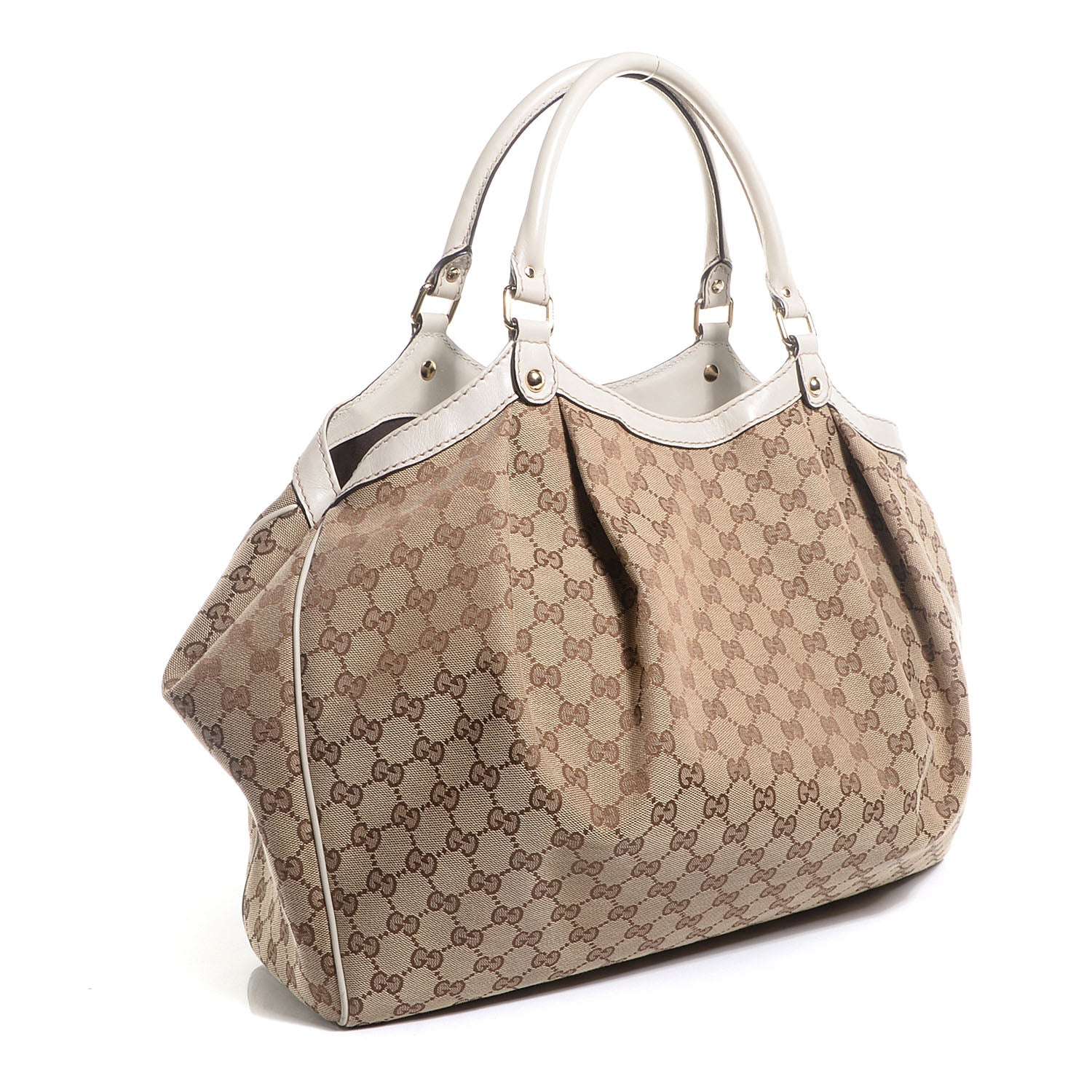 Gucci Monogram Large Sukey Tote Off White 3 of 7