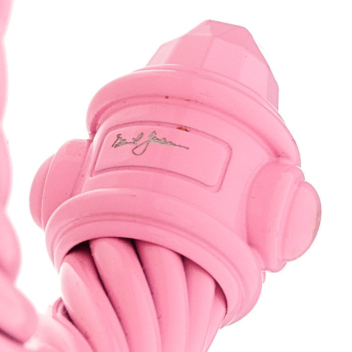 Aluminum 10mm Renaissance Cable Bracelet Pink