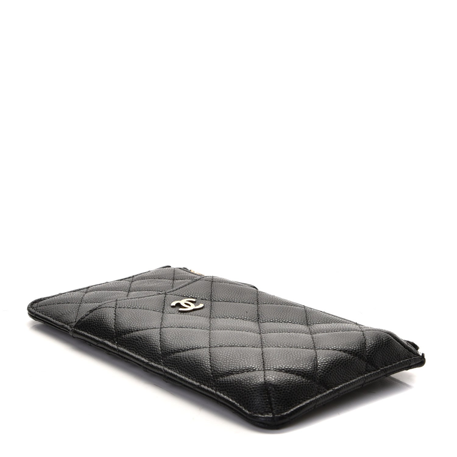 Chanel Caviar Quilted Classic iPhone Pouch Black 3 of 8