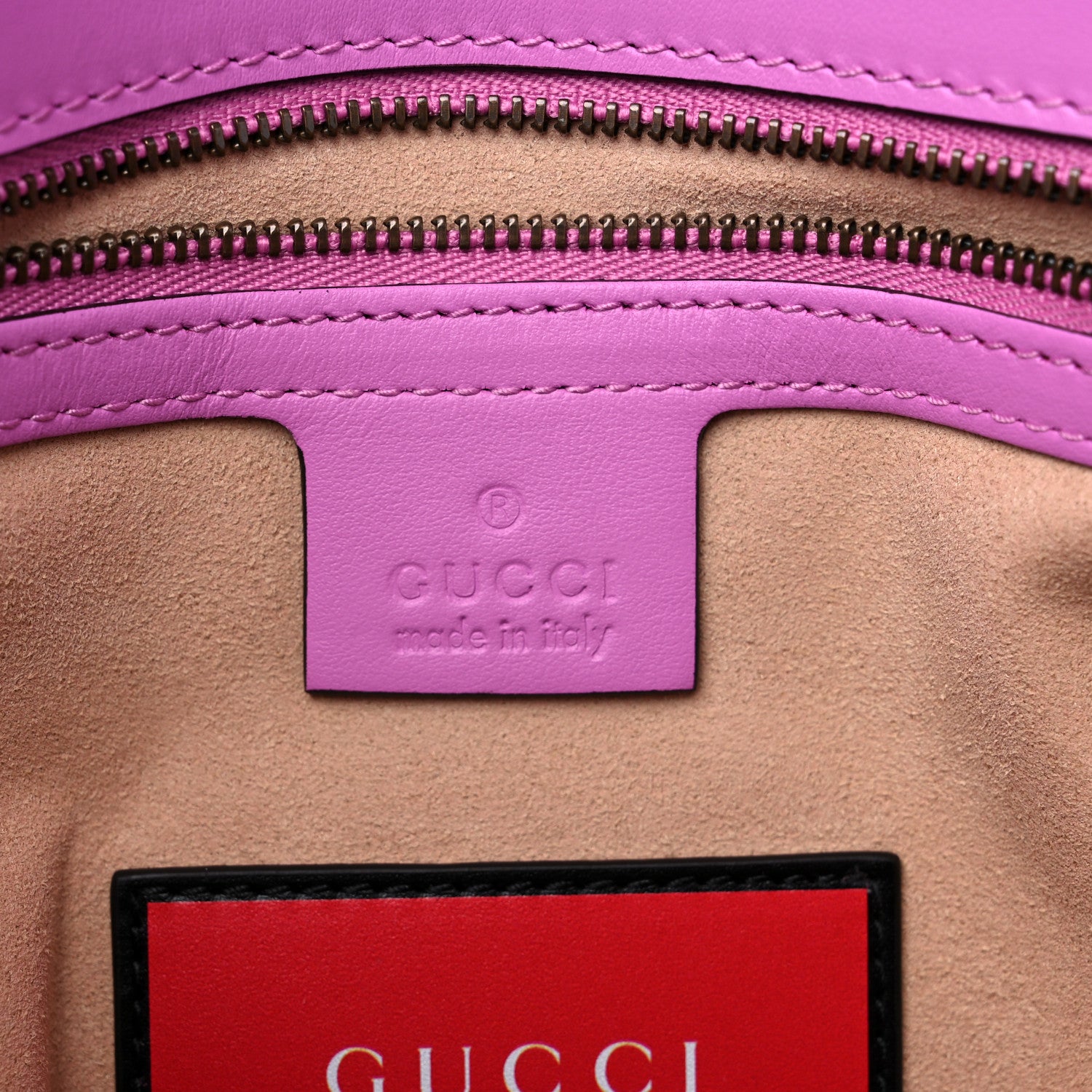 Gucci Calfskin Matelasse Medium GG Marmont Shoulder Bag Candy Mousse 7 of 10