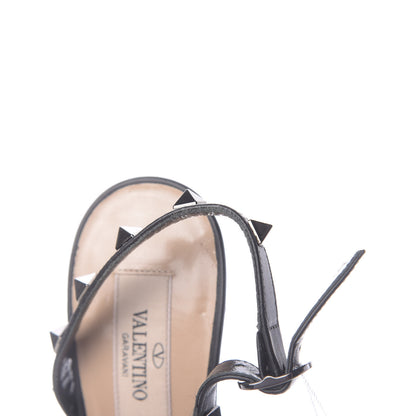 Valentino Garavani Mesh Rockstud Half D'Orsay Slingback 85mm Pumps 38.5 Black 8 of 12