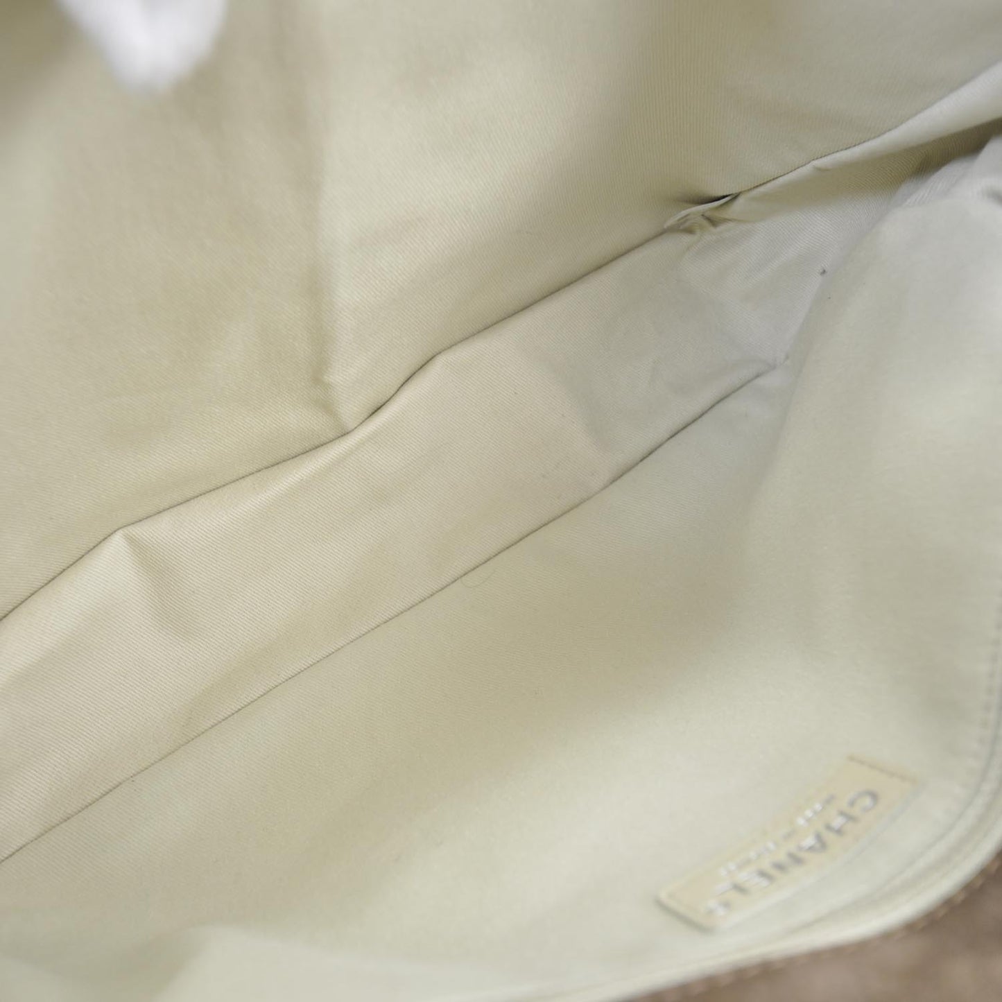 Ultra Soft Suede Calfskin Natural Beauty Large Flap Bag