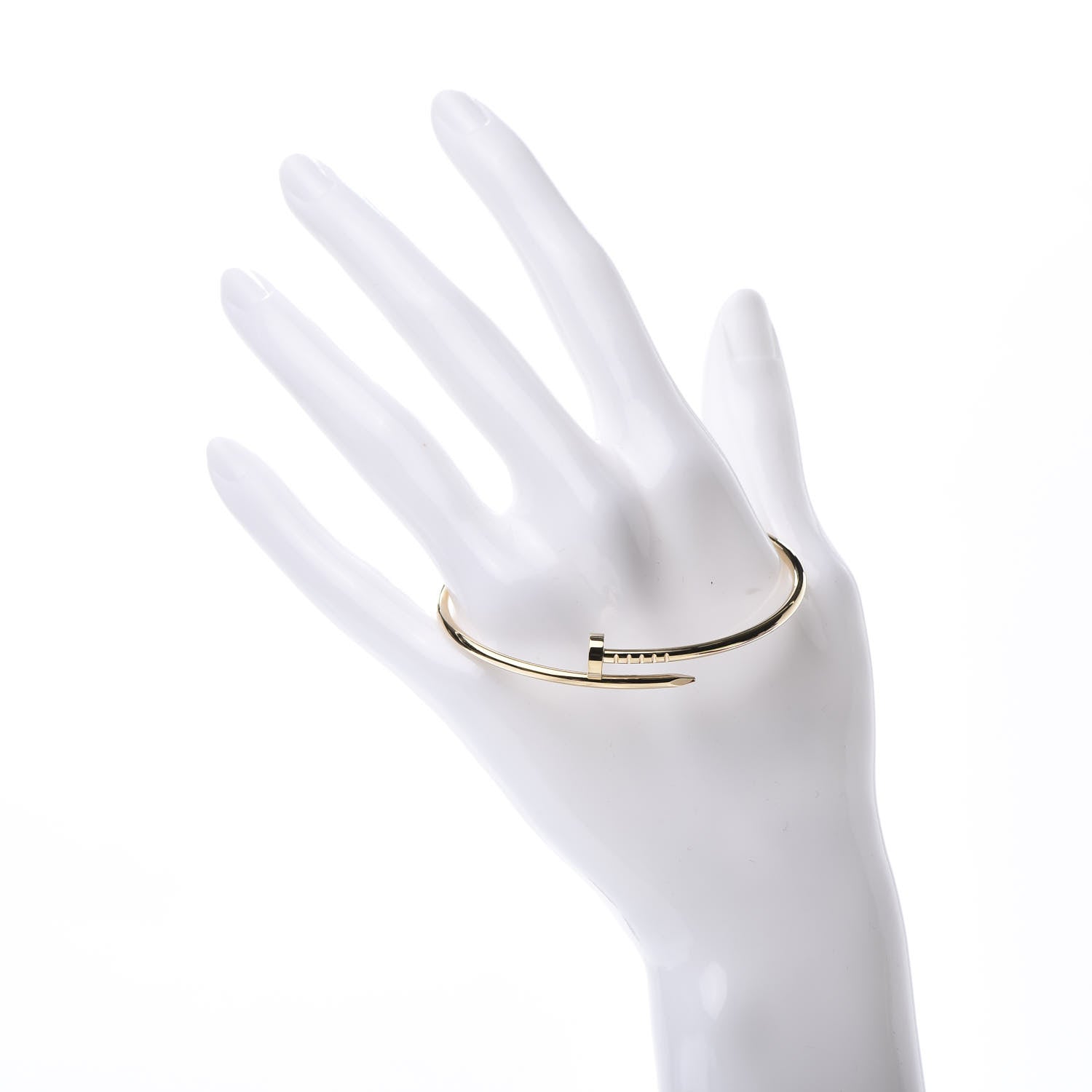 Cartier 18K Yellow Gold Small Juste Un Clou Bracelet 17 2 of 5