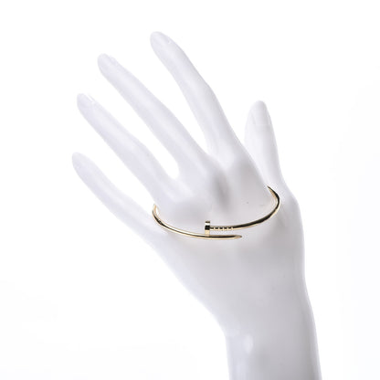 Cartier 18K Yellow Gold Small Juste Un Clou Bracelet 17 2 of 5
