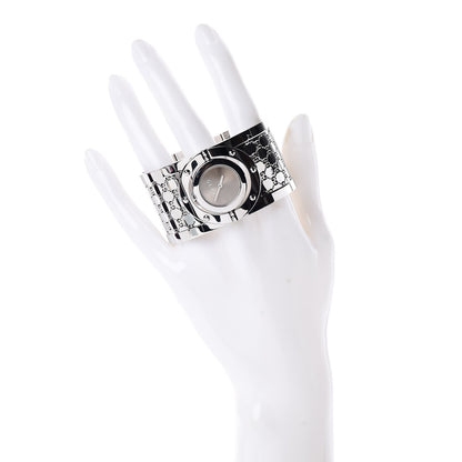 Gucci Stainless Steel 33mm Twirl Quartz Watch Brown 2 of 5