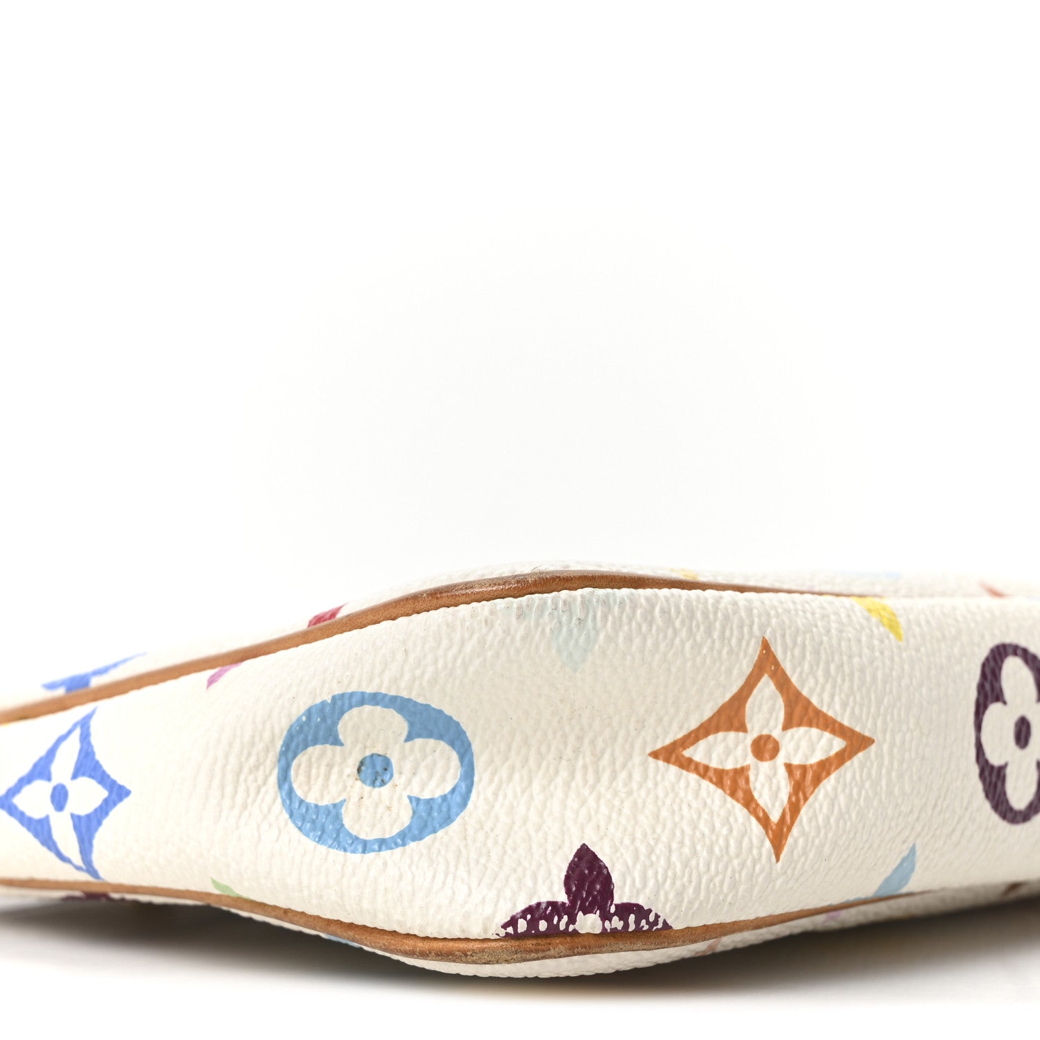Louis Vuitton Monogram Multicolor Pochette Accessories White 8 of 9