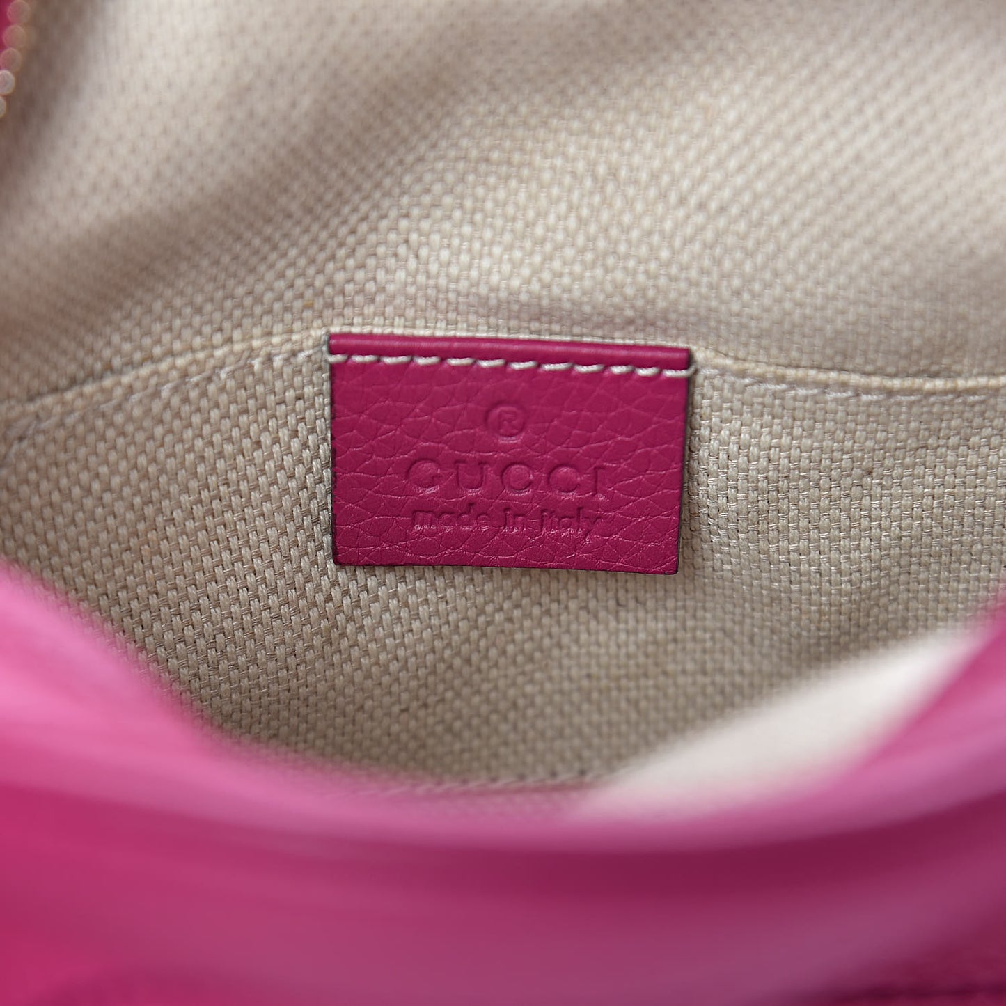 Cellarius Calfskin Mini Soho Chain Bag Bright Bouganville
