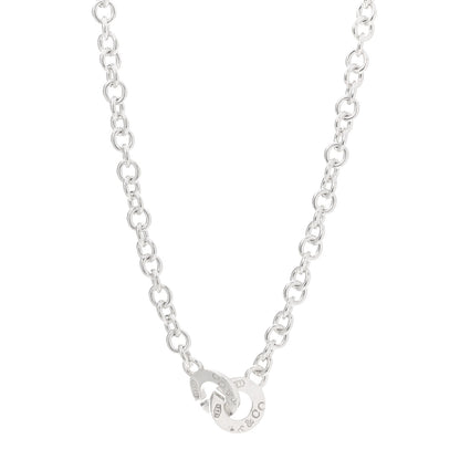 Tiffany Sterling Silver 1837 Circle Clasp Necklace 1 of 5