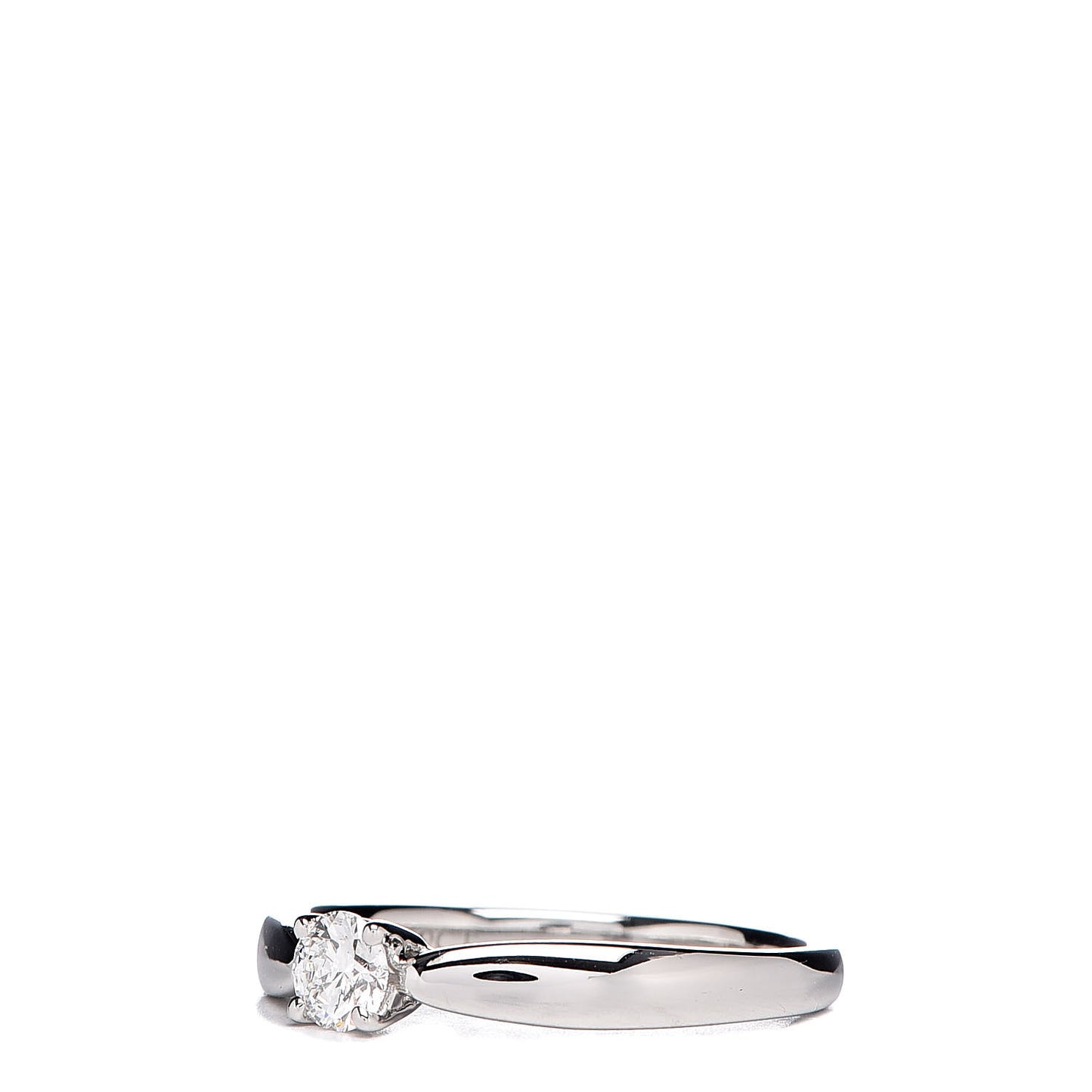 Platinum Diamond .19ct Harmony Solitaire Engagement Ring 49 4.75