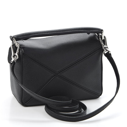 Loewe Calfskin Mini Puzzle Bag Black 2 of 9