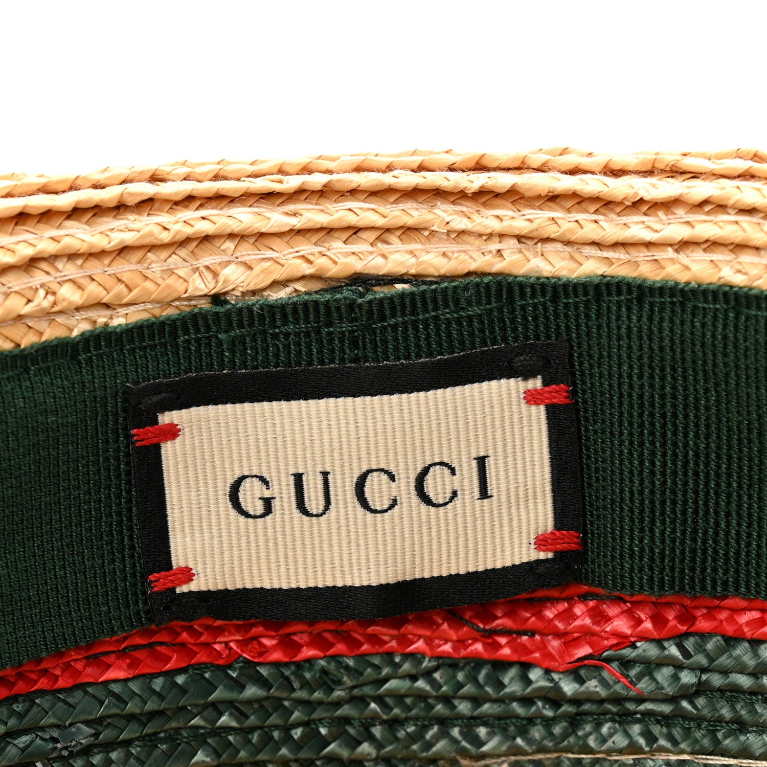 Gucci Abaca Straw Web Fedora Hat S 8 of 11