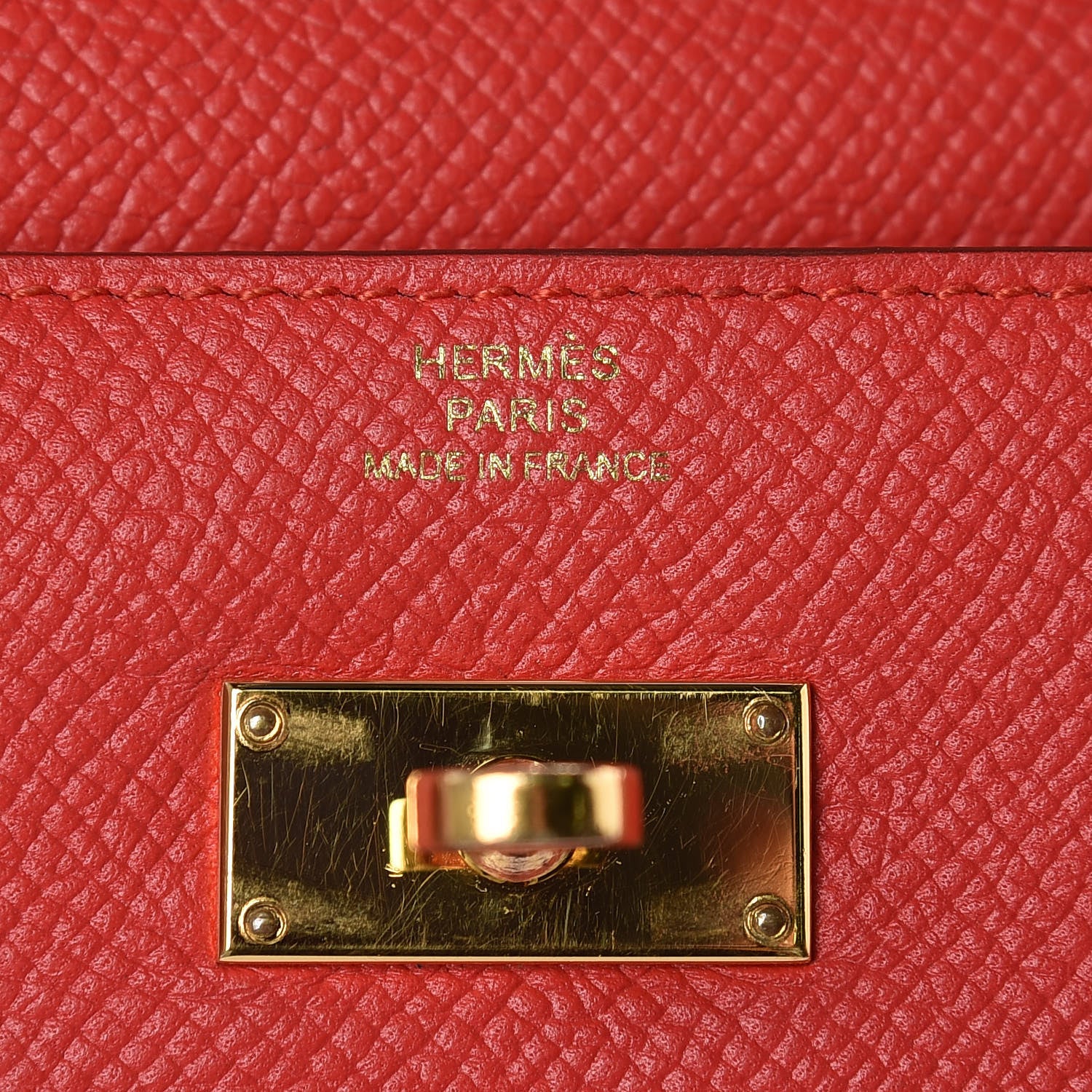 Hermes Epsom Kelly Longue Wallet Rouge Tomate 6 of 12