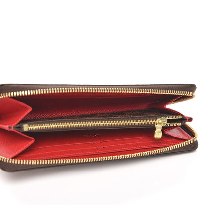 Louis Vuitton Damier Ebene Clemence Wallet Cherry 5 of 8