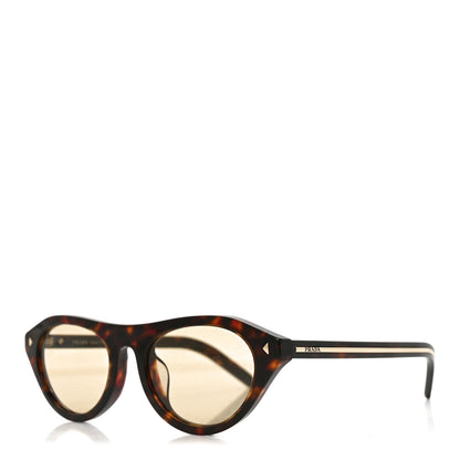 Prada Acetate Iconic Metal Plaque Sunglasses SPR B15-F Chamomile 1 of 7