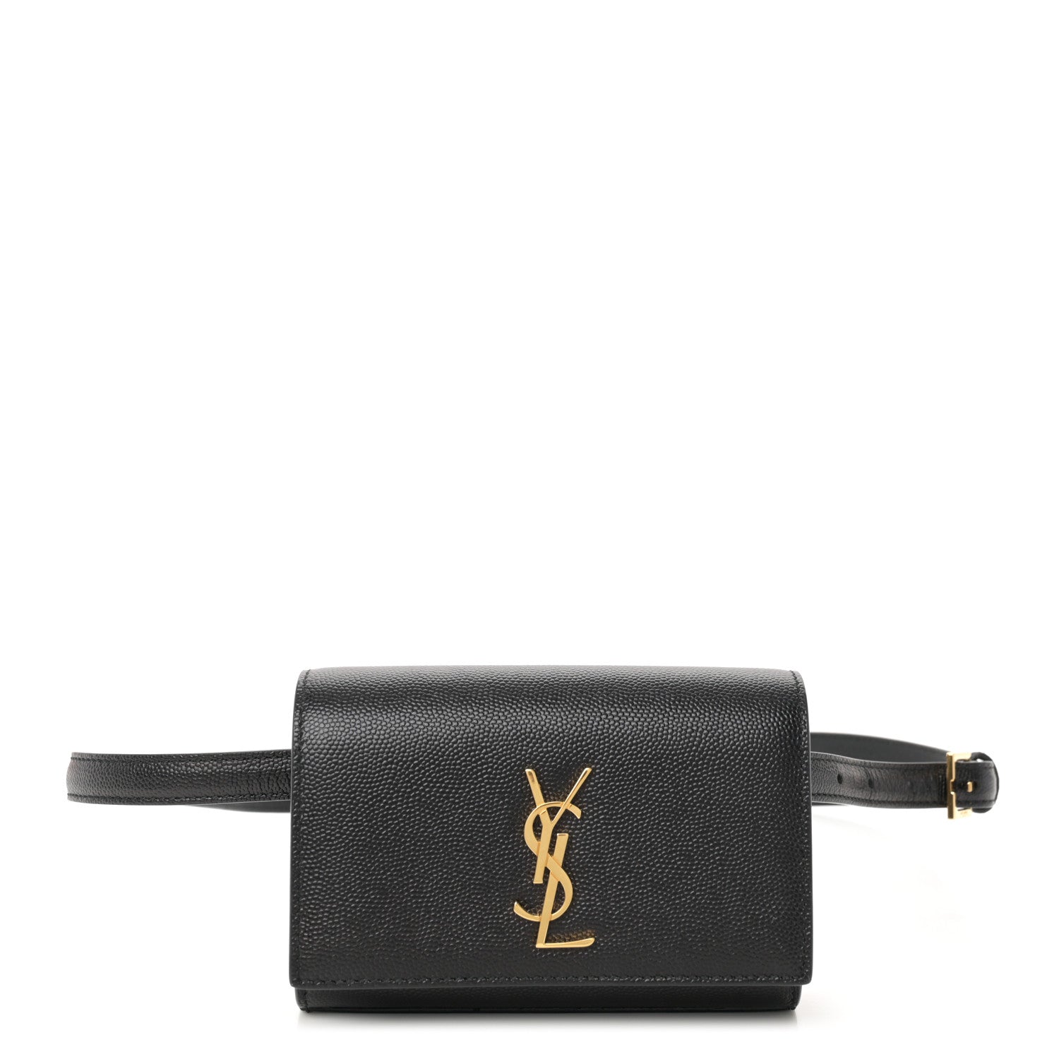 Saint Laurent Grain De Poudre Monogram Kate Belt Bag Black 1 of 13