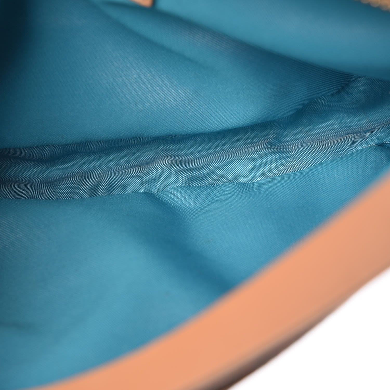 Fendi Zucchino Pochette Blue 7 of 10