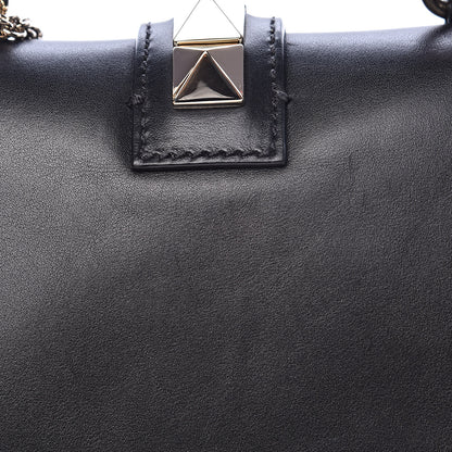 Valentino Garavani Vitello Mini Glam Lock Rockstud Flap Black 10 of 11