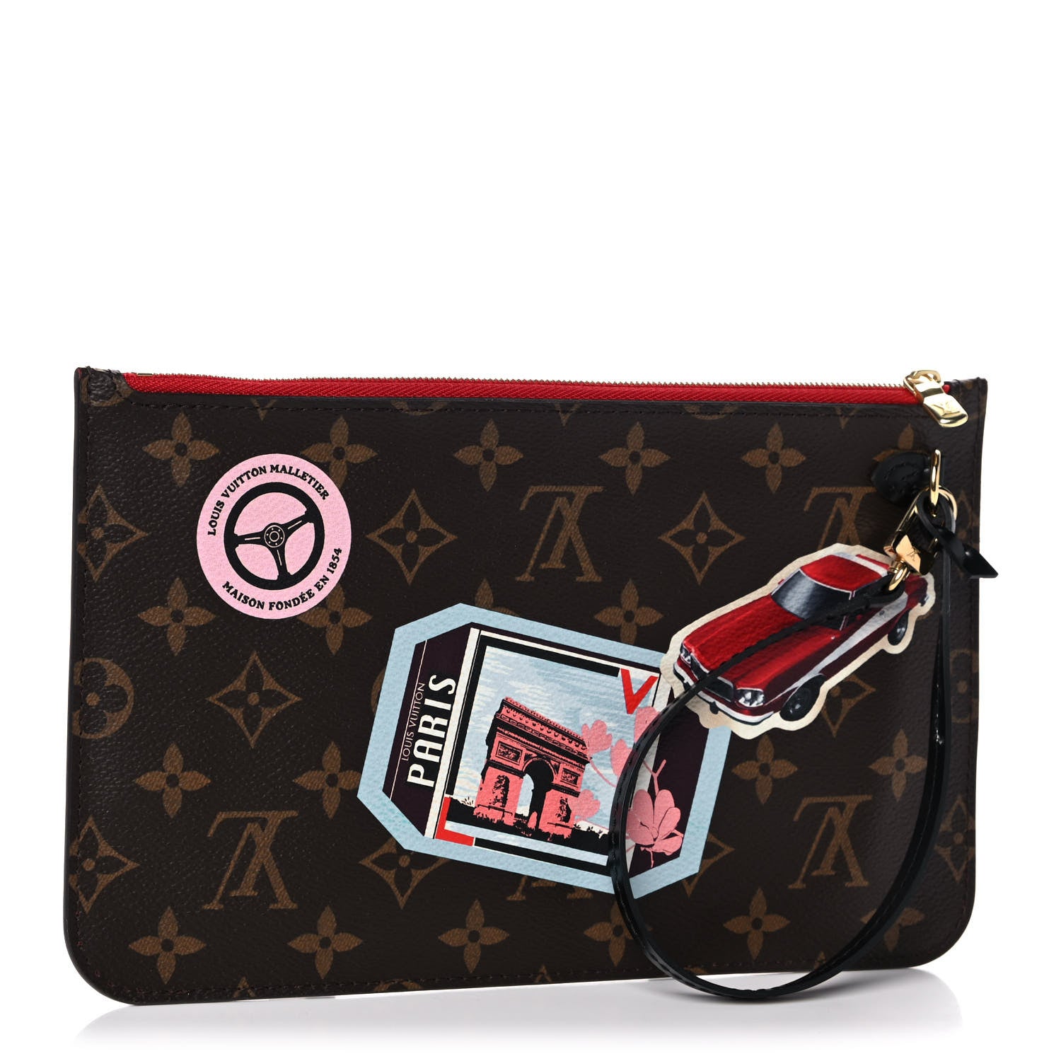 Louis Vuitton Monogram World Tour Neverfull MM GM Pochette 3 of 10