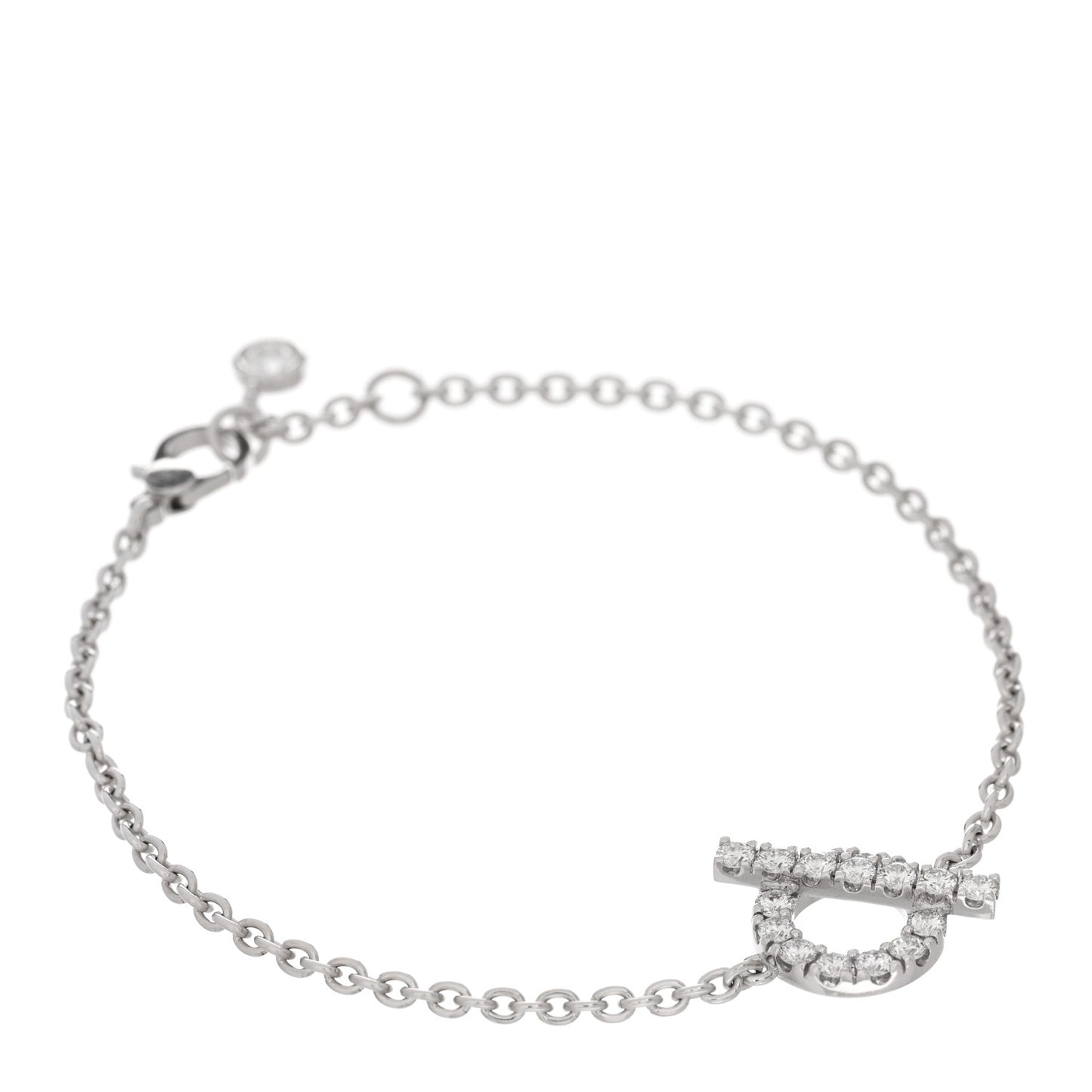 18K White Gold Diamond Finesse Bracelet SH