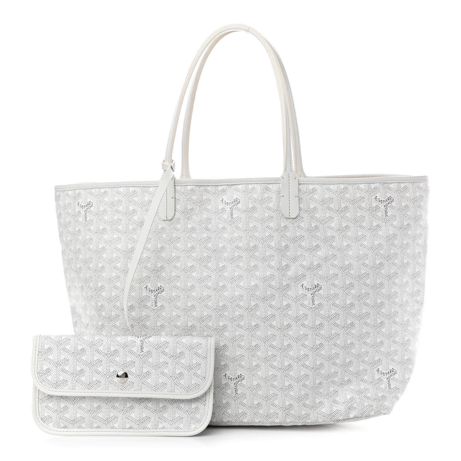 Goyard Goyardine Saint Louis PM White 1 of 9